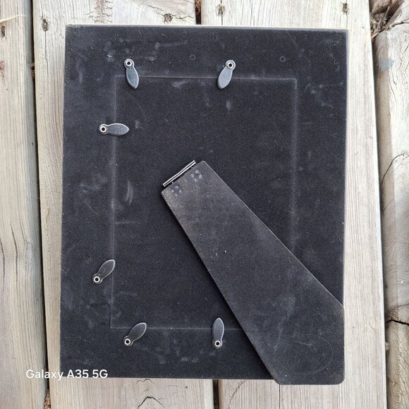 Set Of 2 Vintage-Style Ornate 5x7 Photo Frames In Gold & Black With Easel Back & - Picture 3 of 5